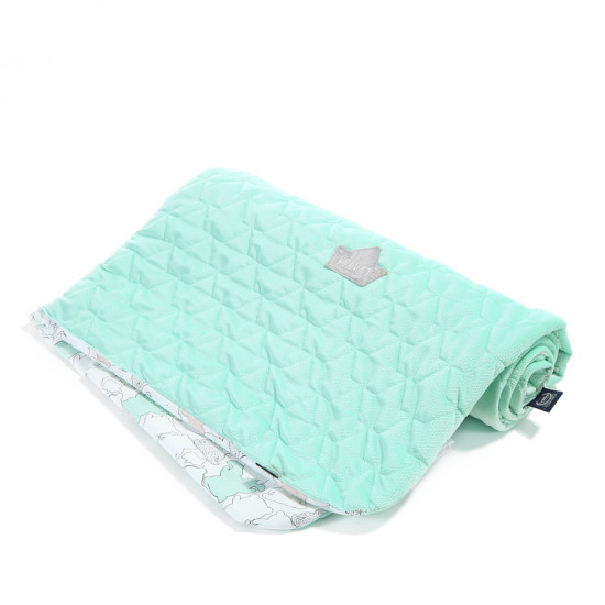 Dětská hrací deka #ILOVEPANDA PURE MINT 110x140 cm Dětská hrací deka #ILOVEPANDA PURE MINT 110x140 cm