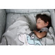 Osuška pro miminko s kapucí UNICORN RAINBOW KNIGHT šedá 70x135 cm
